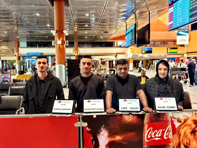 Our highly-rated airport shuttle drivers meet you inside Cape Town Airport arrivals terminal